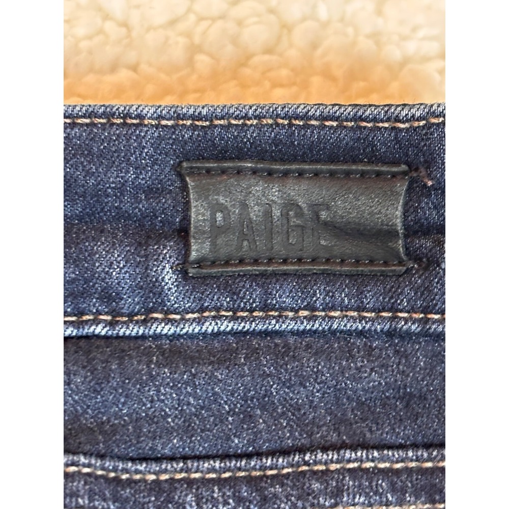 Paige Jeans Women 26 Blue Skyline Skinny Leg Dark Wash 332-103018 - Picture 6 of 16